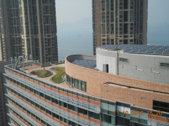 Roof garden and Solar panels
